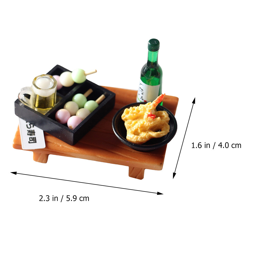 3Pcs Mini Sushi Realistic Deco - Lifestyle Of Japanese บทวิจารณ์และราคา