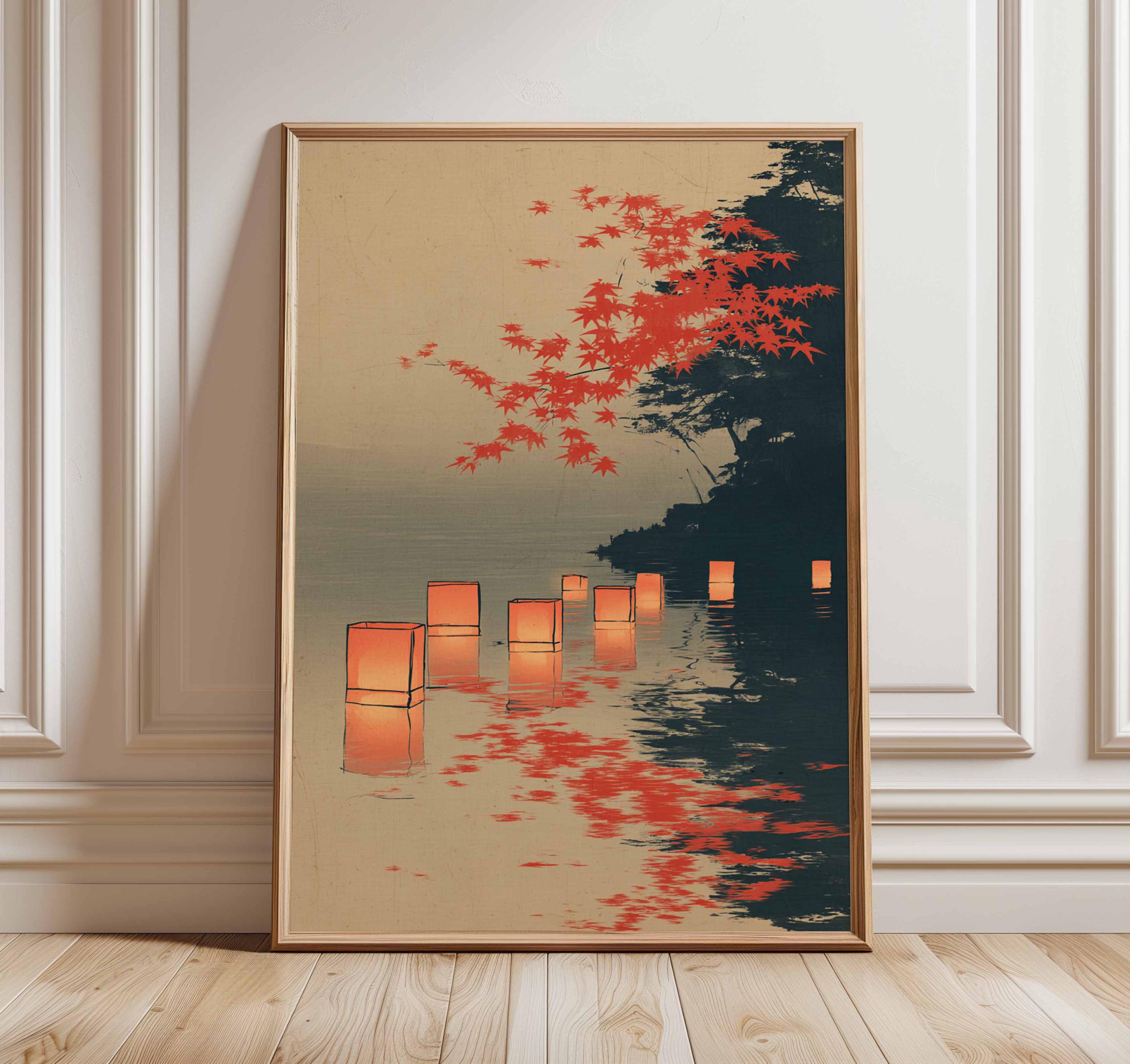Minimalist Zen Japanese Lanter - Lifestyle Of Japanese บทวิจารณ์และราคา
