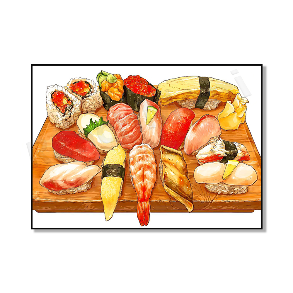 Japanese-style Wall Decoration - Japanese Lifestyle Food บทวิจารณ์และราคา