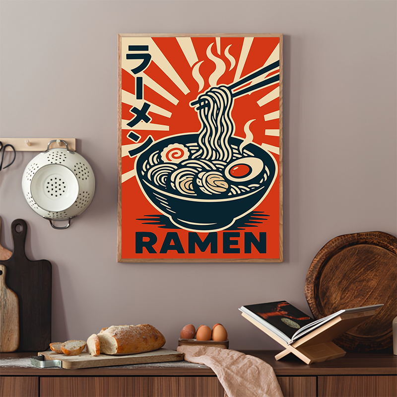 Vintage Style Japanese Food Po - Japanese Lifestyle And Traditions บทวิจารณ์และราคา