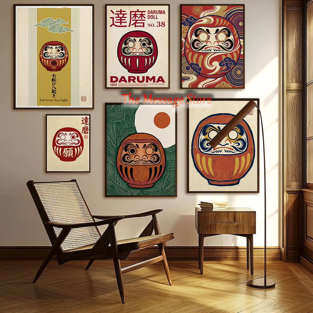 Japanese Daruma Doll Vintage S - Japanese Lifestyle And Traditions บทวิจารณ์และราคา