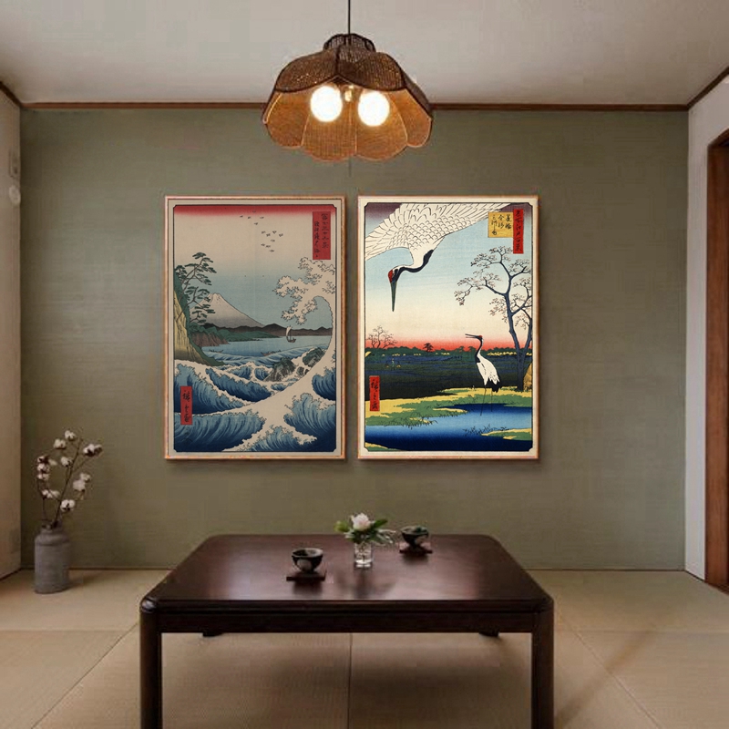 Japanese Prints Wall Art Canva - Japanese Lifestyle And Traditions บทวิจารณ์และราคา