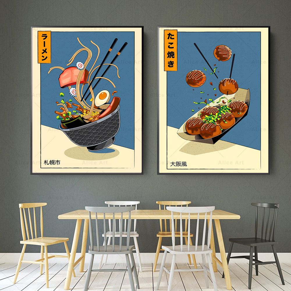 Japanese Style Poster Kitchen  - Japanese Lifestyle Food บทวิจารณ์และราคา