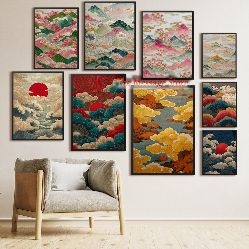 Japanese Landscape Abstract Go - Lifestyle Of Japanese บทวิจารณ์และราคา
